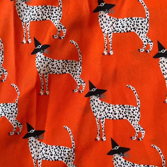 Funky Witch Cat Print Pajamas - Picture 5 of 8